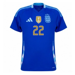 Argentina Lautaro Martinez #22 Udebanetrøje Copa America 2024 Kortærmet